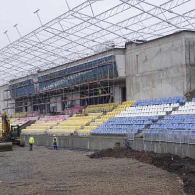 Budowa stadionu żużlowego w Łodzi dobiega końca